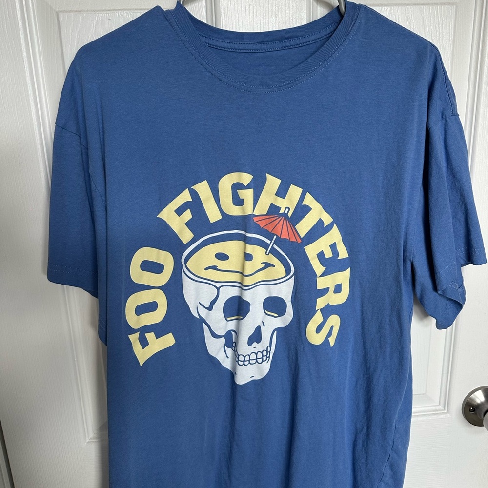 Blue Foo Fighters Graphic T-Shirt